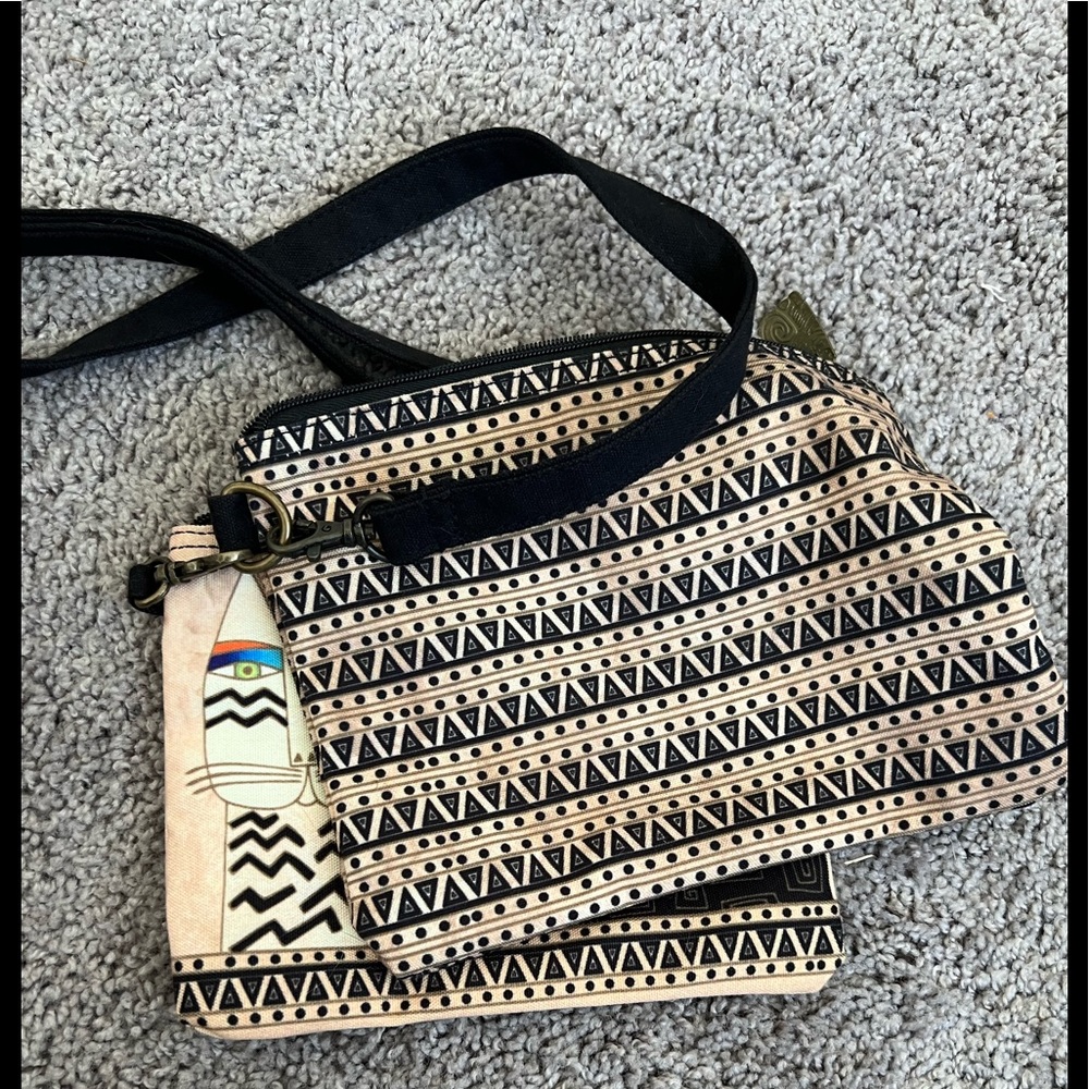 Laurel Burch signature cats shoulder bag - Picture 2 of 13